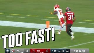 NFL "He's Too Fast" Moments!