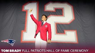 FULL SHOW: Tom Brady’s Patriots Hall of Fame Induction Ceremony