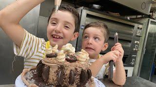 Cooking Lessons like a Chef! Kids' Cooking Lessons with a Real Chef! Fun Cake Decorating for Kids!