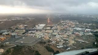 A320 landing Abha Airport, Saudi Arabia