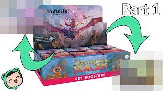Unboxing the Magic: the Gathering The Lost Caverns of Ixalan Set Boosters Box! (Part 1)