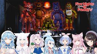 All Hololive Members Funny Reactions To Five Night At Freddy's Jumpscare Hololive【ENG SUB】