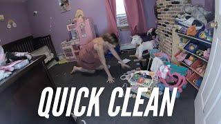 Quick clean with me