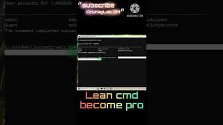 2 Quick Methods to Check User Accounts in PC Using CMD | Easy Guide #shorts