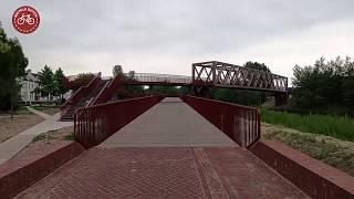 Ride on the new bridge in Oirschot (NL)