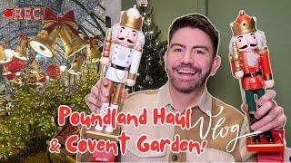 Huge Poundland Christmas Haul & Covent Garden! Mr Carrington