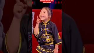 "Why're You Staring At Me Again Steve Harvey?" kungFu kid Calleigh Tsay 'Little Big Shots' #shorts