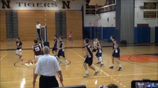 2016 NHS Vball vs Walt Whitman - Tim Luft highlights