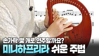 주법만 알면 누구나 쉽게 연주하실 수 있습니다.