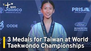 3 Medals for Taiwan at World Taekwondo Championships in Mexico | TaiwanPlus News