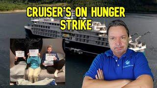 CRUISERS STAGE HUNGER STRIKE AFTER SHIP BREAKS DOWN