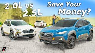 2024 Subaru Crosstrek 2.0L vs 2.5L vs Wilderness Comparison & 0-60!