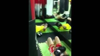 Singapore Muay Thai gym Beginners Fitness Class at Fightworksasia at Central branch