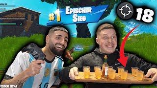 1 KILL = 1 TABASCO SHOT das FORTNITE DUELL | Jordan & Semih