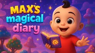 Max’s Magical Diary | Journey to a Dreamy World of Surprises! | #nurseryrhymes  #kidsvideo