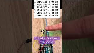 Incredible Arduino heart rate sensor project #arduino #electronics #engineering