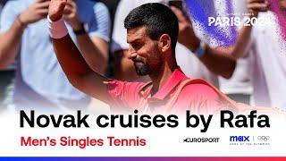 Novak Djokovic DEFEATS the 'King of Clay' Rafael Nadal  | #Paris2024 