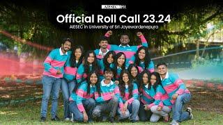 Roll Call 23.24 | AIESEC in University of Sri Jayewardenepura