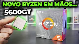 O NOVO RYZEN 5 5600GT QUE RODA JOGOS SEM PLACA DE VÍDEO! MELHOR QUE O 5600G? VALE A PENA?