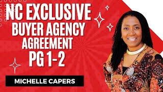 What You Need To Know About The NC Exclusive Buyer Agency Agreement pg 1-2 | North Carolina