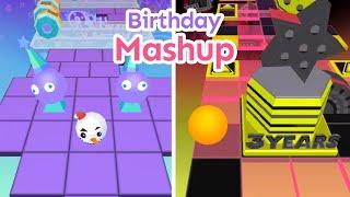 Rolling Sky - Birthday Mashup (Happy Birthday VS 4th Anniversary)