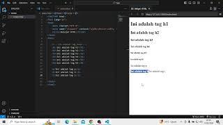 Tag HTML yang paling sering digunakan | Belajar pemograman website dasar