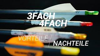 3fach vs 4fach Befiederung - Vorteile u. Nachteile