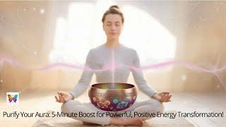 Aura Cleansing Frequency: Purify Your Energy in Just 5 Minutes a Day! #foryou #meditation #healing