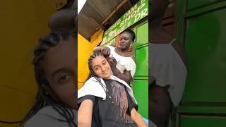 AFRICAN BRAIDS ON INDIAN HAIR  #kenya #africa #indianvlogger #trending #youtubeshorts