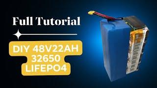 Lifepo4 48v 20Ah 22Ah 24Ah DIY battery pack for lead acid ebike.