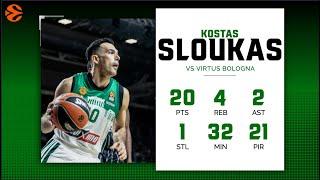 Virtus Bologna - Panathinaikos 79-81 Kostas Sloukas (20 Points, 21 PIR)