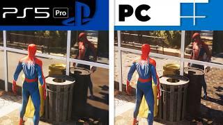 Spider-Man 2 | PC vs PS5 Pro | Graphics Comparison | RTX 4000 & 5000 Series Benchmarks