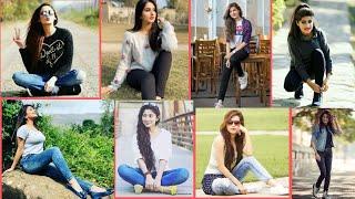 Stylish Jeans Poses for Girls | Jeans Photoshoot Ideas | Jeans Photo Poses in standing & sitting