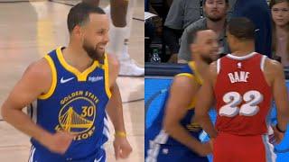 Steph Curry hits 12 threes vs Grizzlies then gets in Desmond Bane's face 