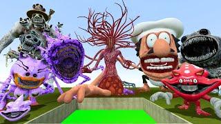 BIG HOLE TOXIC NEW SHIN SONIC TAPES vs NEW ZOOCHOSIS PARASITE TITAN FAMILY in Garry's Mod!