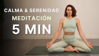 5 minutos mágicos para Calmar el Sistema Nervioso - Meditación Guiada