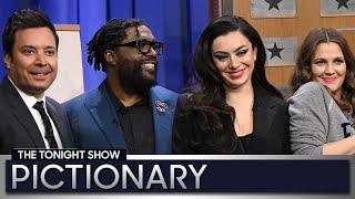 Pictionary with Drew Barrymore and Charli XCX | The Tonight Show Starring Jimmy Fallon