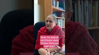 Worried your degree will say 'online distance learning'? 