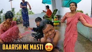 Baarish Main Masti  Full Family Ne Dance Kiya