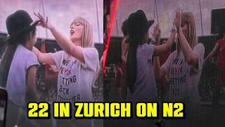 OMG Taylor & CUTE Fan Have Adorable 22 Moment In Zurich On N2