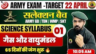 Indian Army 2024 | Science Syllabus | Topic गैस और वायुमंडल | Class Demo 01 | Exam Target 22 April