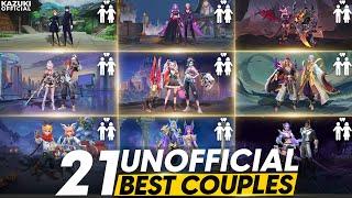 21 UNOFFICIAL COUPLES IN MOBILE LEGENDS 2024