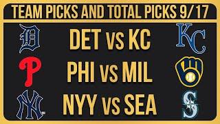 MLB Picks and Predictions Today 9/17/24 | MLB Picks Today 9/17/2024