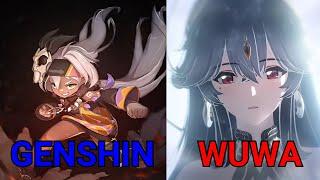 GENSHIN NATLAN VS WUTHERING WAVES