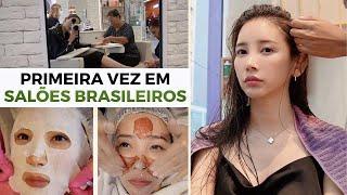 1ST TIME KOREAN MODEL TRYING BRAZILIAN BEAUTY CLINICS  [SKIN, HAIR, NAILS]