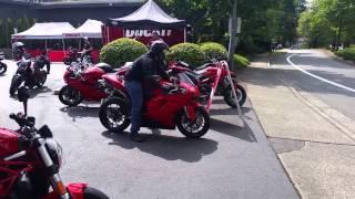 Ducati 848 evo test ride