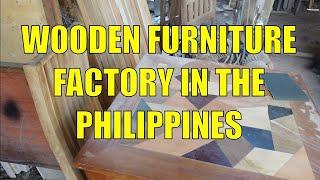 Wooden Furniture Factory In The Philippines.