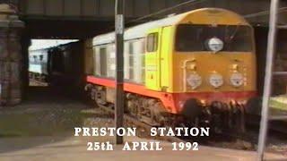 BR in the 1990s Preston Station on 25th April 1992