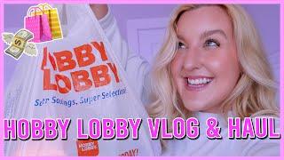 SHOP WITH ME FOR BRACELET SUPPLIES AT HOBBY LOBBY vlog style & HUGE CLAY BEAD HAUL!!!