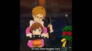 The best Father - Daughter in Anime!! #anime #animescene #miri #buddydaddies #adorable #shorts